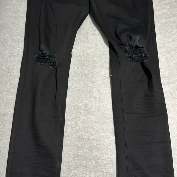 Black Ripped Jeans - Picture 3 of 6